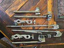 tama clamps, ratchets, boom arms tom holder lot