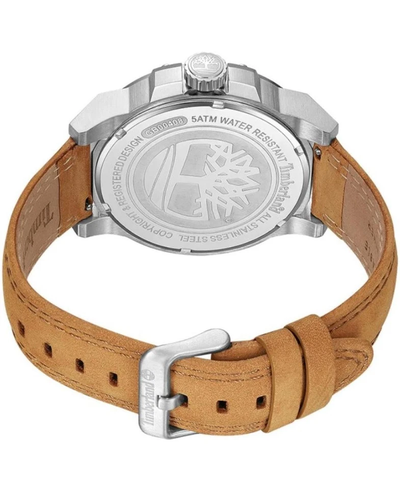 TIMBERLAND Hombres Analógico Cuarzo Informal Reloj Clásico Vestido Esfera Verde Impermeable Ro Foto 4 de 4