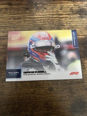 2021 TOPPS NOW FORMULA 1 #39 GEORGE RUSSELL First Points For Williams Racing