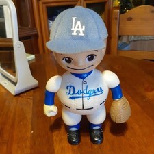 Los Angeles Dodgers Baseball Figur mit Handschuh 20 cm Vintage gebraucht