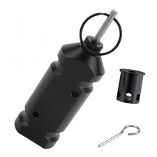 6X Perimeter Trip Alarm, 12 Gauge Camping Wire Alarm Device, A, Black