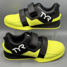 TYR L-2 L2 Lifter Men’s 12 Weight Training Power Lifting Gym Shoes Black Green