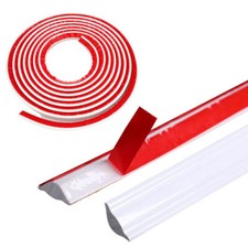 Triangle Trims For Bathroom Panels Shower Wall PVC White Quadrant Self Adhesive+