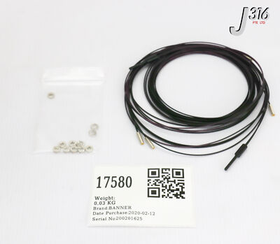 17580 BANNER PLASTIC FIBER OPPOSED MODE CORE DIA 65907 PDIT26T5