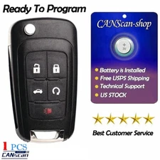 Replacement for Chevy 2010-2016 Camaro Cruze Equinox Malibu Remote Key Fob 5b