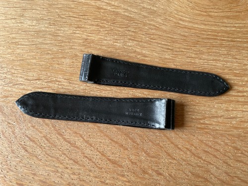 Correa Piel CARTIER Leather Strap - Brown Genuine 20 mm - Watches Collectors - Foto 3 di 8