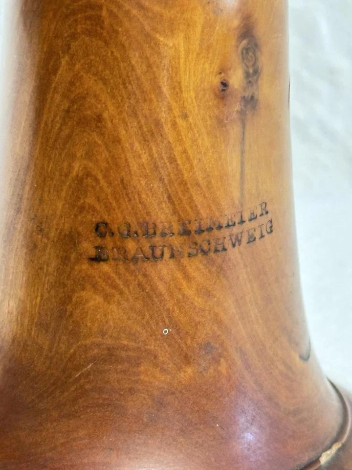 Nr. 1056 Sehr alte Oboe C. G. Breimeier Braunschweig 1800Jhd - Bild 4 von 4