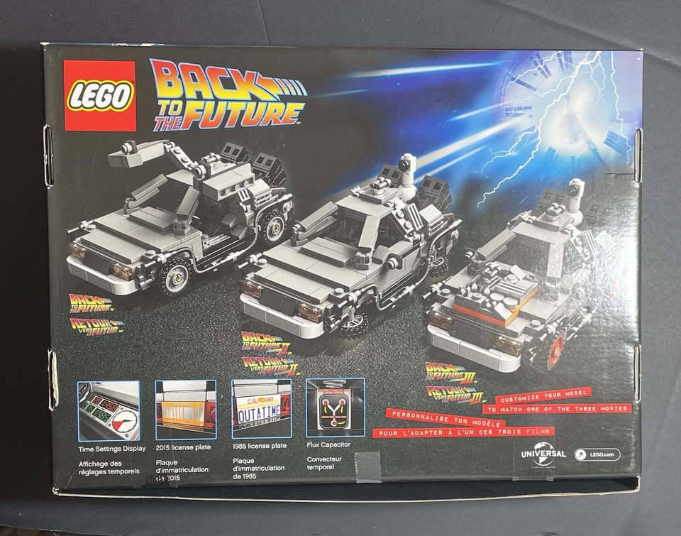 LEGO Ideas Cuusoo #4: Regreso al futuro, DeLorean Time Machine 21103 (Strbx15) Foto 2 de 4