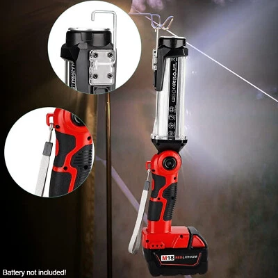 JHJQZCYG 35W Wireless LED Work Light for Milwaukee 18V Battery Cordless Outdoor Spotlight