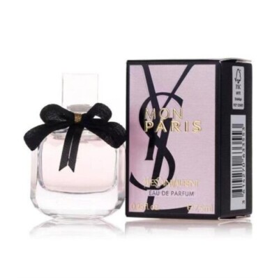YSL Mon Paris Eau De Parfum MINIATURE SPLASH DAB Travel Size Perfume Yves Saint