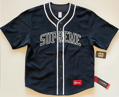 Supreme Polartec Baseball Jersey Black Supreme Polartec Baseball