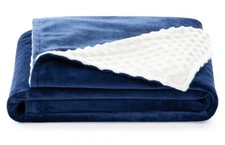 Linenspa Minky and Sherpa Zippered Duvet Cover for Weighted Blanket, 36in X 48in