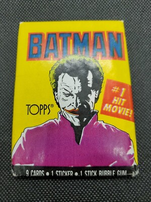 Batman From 1989 Non Sports Cards NEW Movie Trading Cards YOU GET 1 PACK Topps