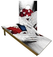 Cornhole Boards BEANBAG TOSS GAME w Bags Set