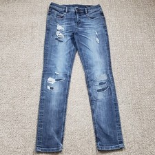 DIESEL Jeans Women 28x28 Blue Slim Straight Low waist Belthy 0854T DNA Tag 25x30