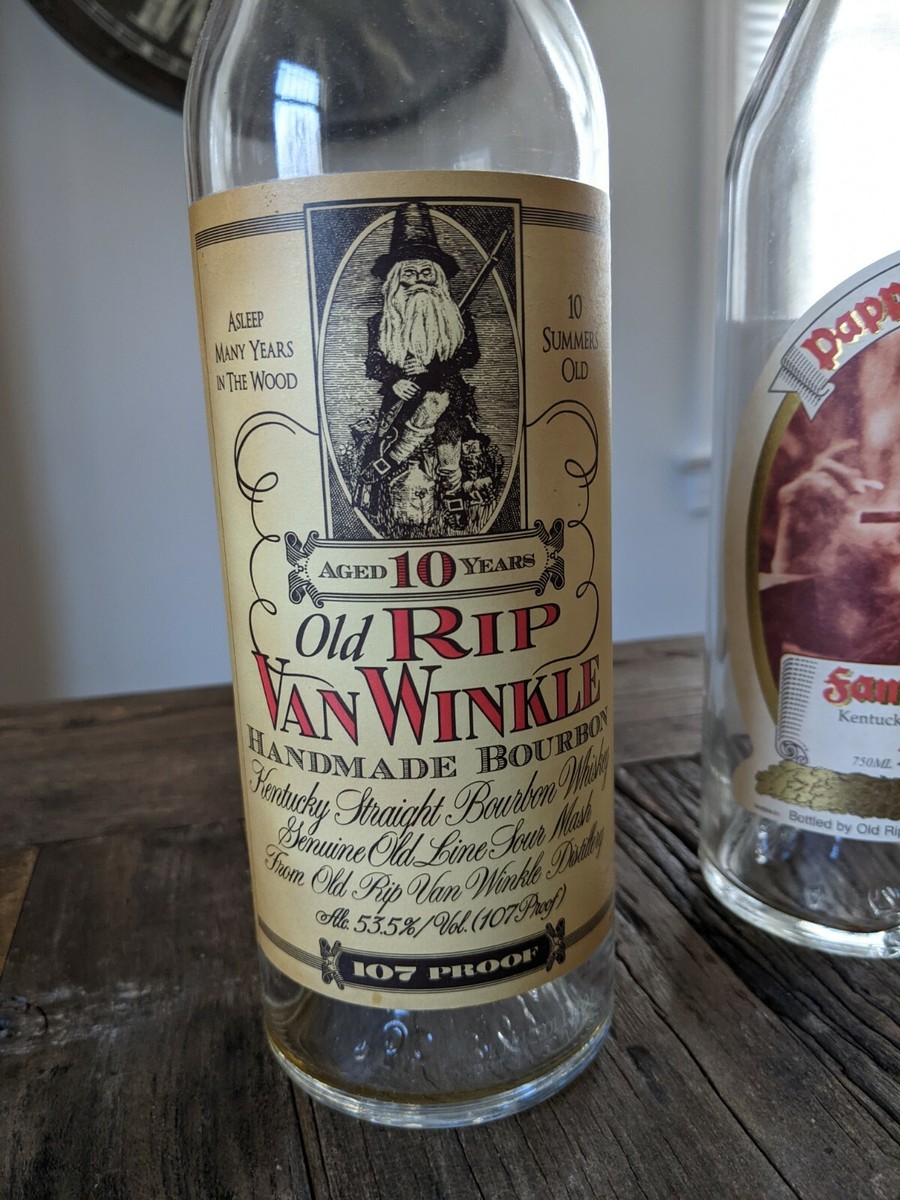 Van Winkleバーボンウイスキー空き瓶 Van Winkleバーボンウイスキー空き瓶