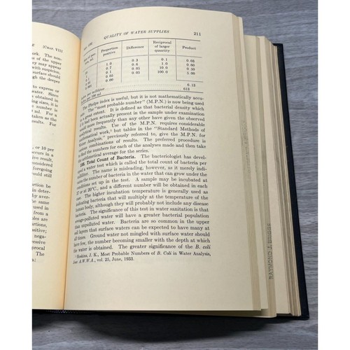 Wasserversorgung und Kanalisation 1. Auflage Ernest Stahl 1938 Hardcover Tiefbau - Bild 12 von 13