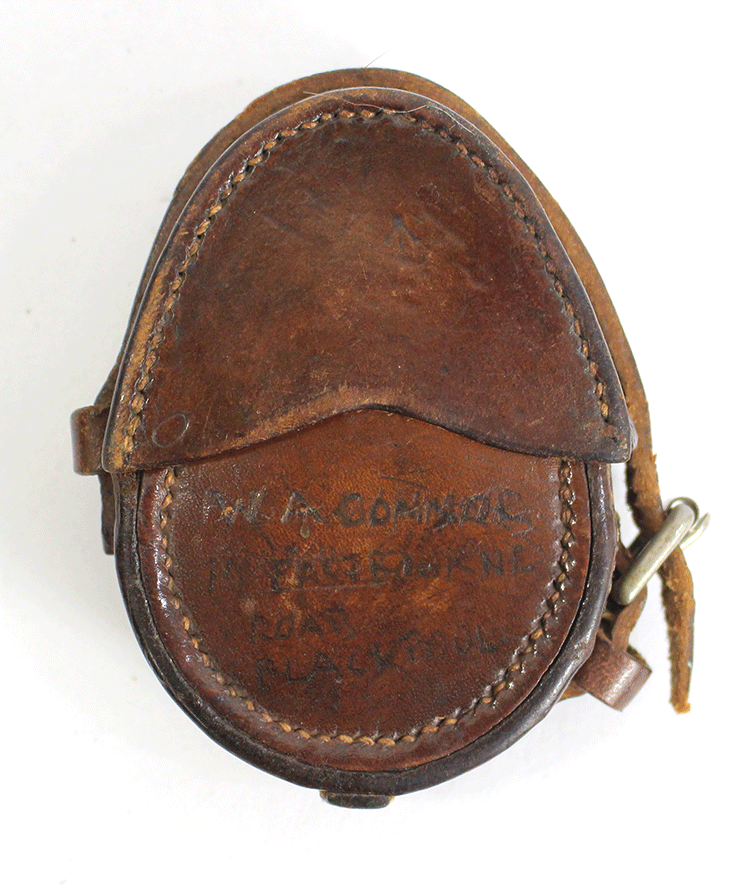 Boussole Vintage En Laiton Roorkee - Années 1960, Avec étui Cuir, Collection Indienne