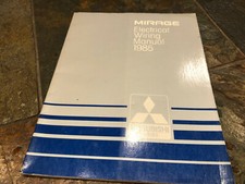 1985 Mitsubishi Mirage Electrical Wiring Diagrams Service Manual Supplement