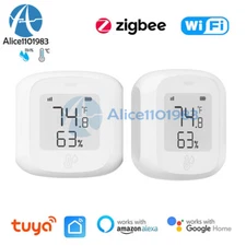 Tuya Smart WiFi/Zigbee Temperature Humidity Sensor Meter Remote Linkage Indoor