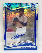 2022 ELITE EXTRA EDITION BASEBALL  Kenya Huggins RC  #6/20  AUTO  REDS