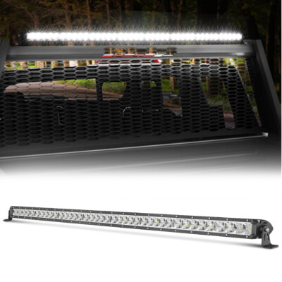 For Polaris Pro XP RZR 2021 Slim 40inch LED Work Light Bar Combo Driving Offroad