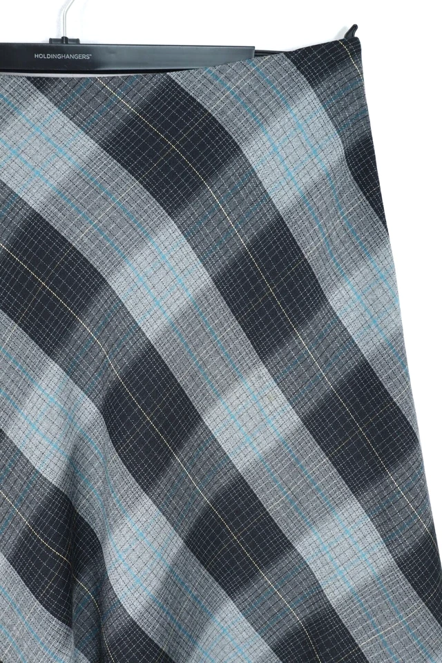 JONES WEAR Women's Stretch Polyester Rayon Flare Skirt Argyle Lined Size 18 Plus - Image 4 of 4