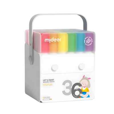 Lasst uns malen! Abwaschbare Marker 36 Farben