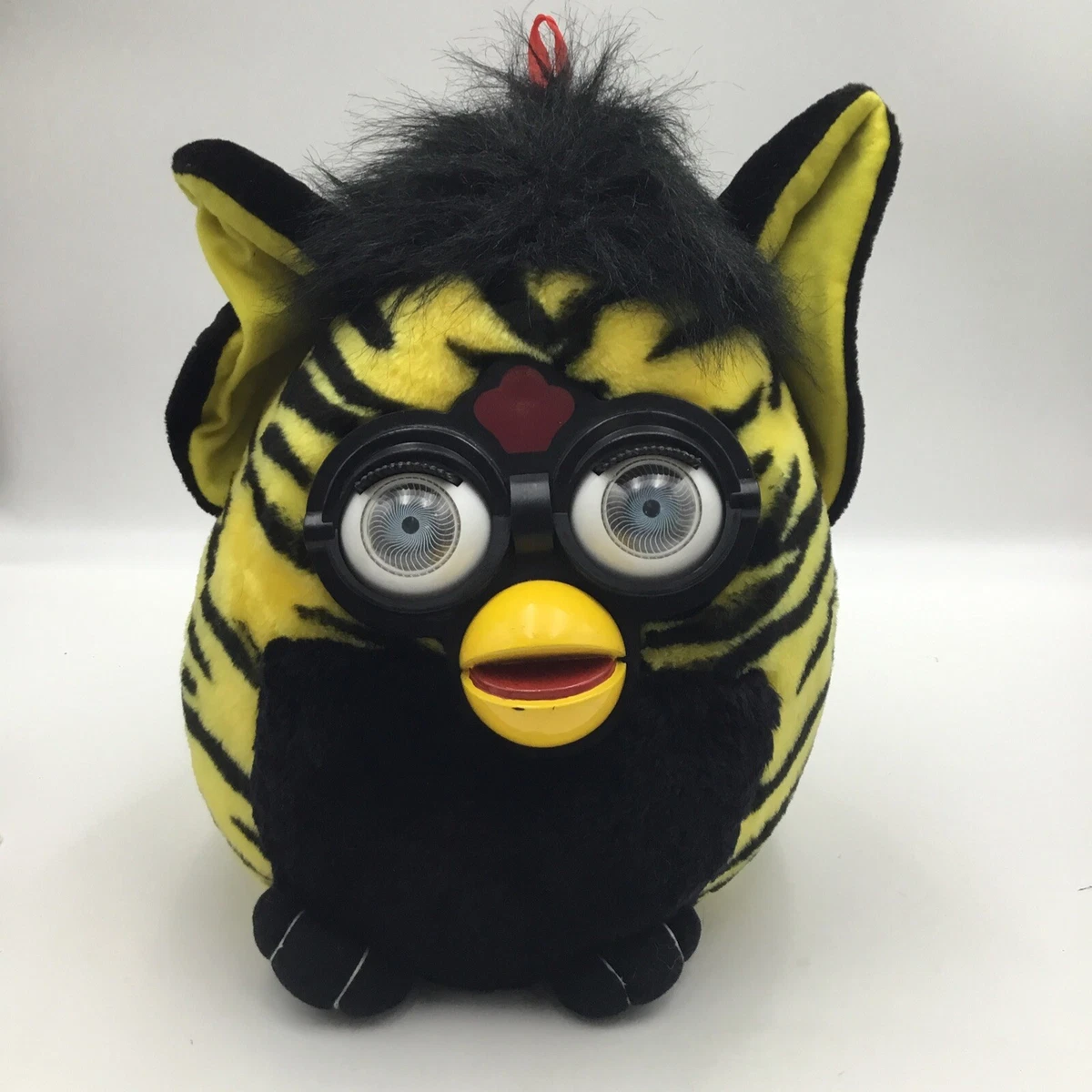 1999 Vintage Furby Nanco 12 Plush Bumble Bee Yellow Black Eyes