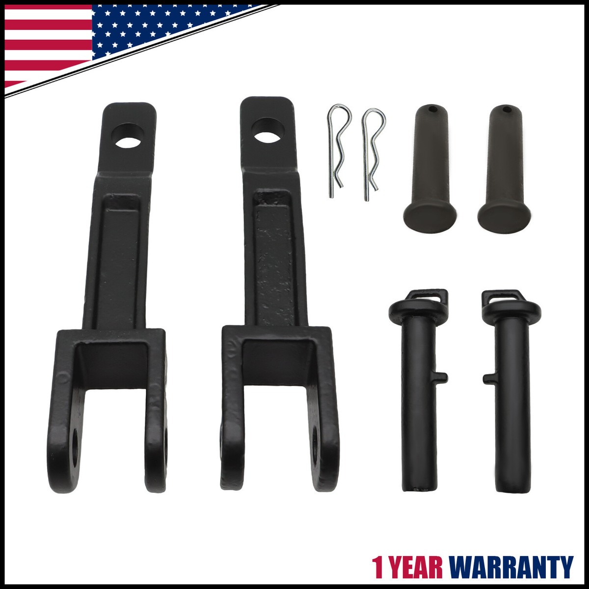 A20-6014 Tow Hook For Peterbilt/Kenworth Set Of 2 with Pull Pin