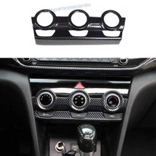 For Hyundai Elantra 2019-20 Carbon Fiber Console AC Switch Control Panel Trim