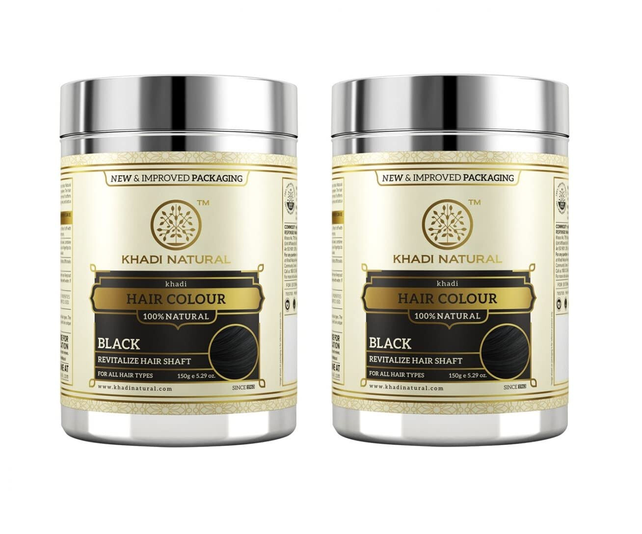 Black 150g X 2 Pack Henna Indigo Amla Mix