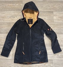 Ilse Jacobsen Cruise 38 Uk 10 Chocolate Black Sailing Coat Warm Fleece Lining
