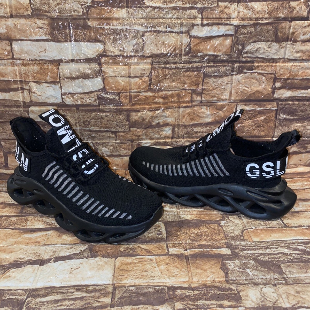 GSLMOLN Men's Slip on Breathable Running Shoes Ultra Lightweight Casual  Black 11 | eBay