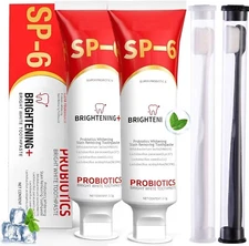 SP-6 Ultra Whitening Toothpaste,Super Probiotic-6 Bright White Toothpaste, Sp6