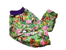 Softshellhose grün Vogel Blumen Tiere Regenhos gerades Bein Matschhose handmade 