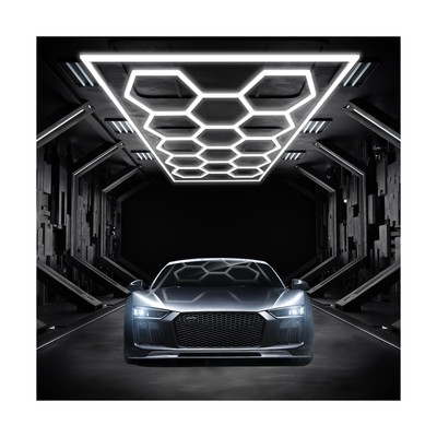 ???????????? Hexagonal Garage Lights, Thickened Aluminum 14 Hex G