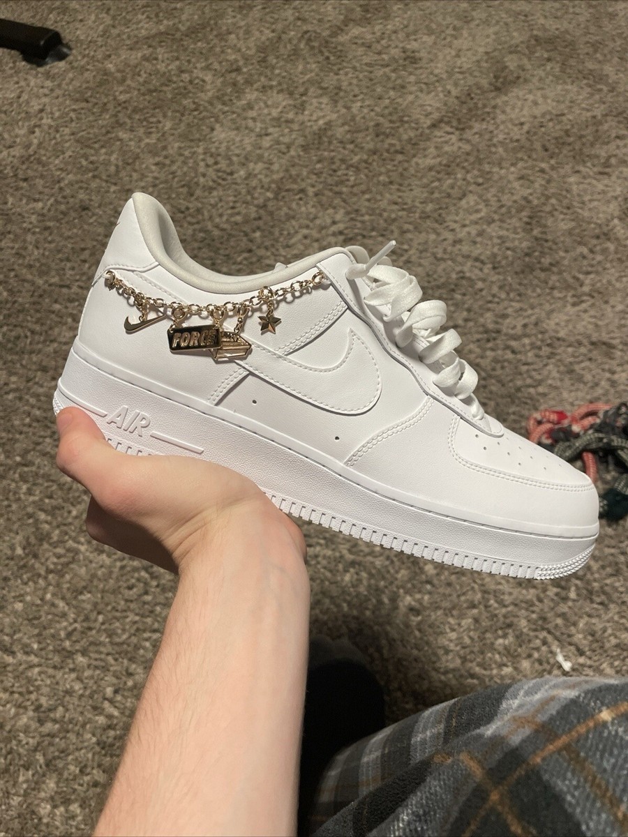 nike forces with charms