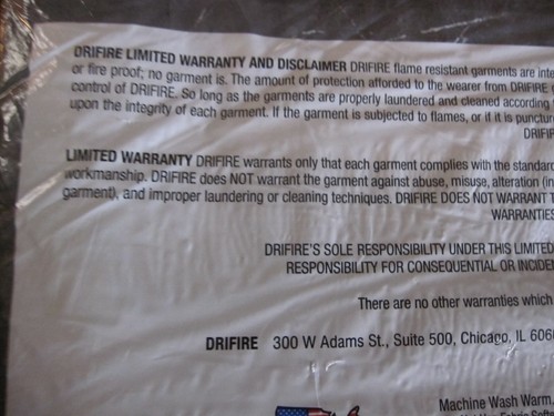 NOS DRIFIRE Cat 2 Flame Resistant Jeans Pants 40x34, DF2-CM-618-JN-10 DN 5 wTags - Picture 15 of 24