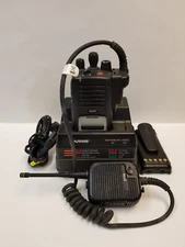 Harris P5500 EX55-PFU8B Radio W/ Charger, Antenna & Spare Battery Good Condition