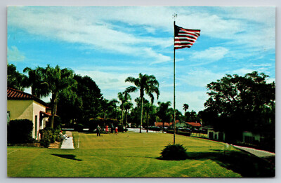 Vintage Postcard FL Lake Wales Highland Park Club -5427