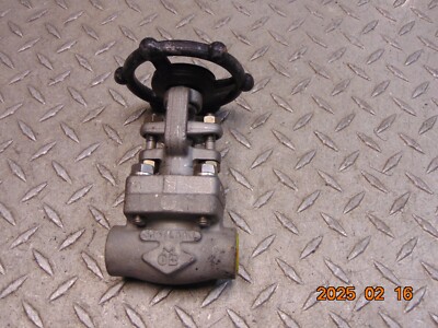 OMB VALVES 810-SW F316/#12 1/2'' GATE VALVE SOCKET WELD - FREE SHIPPING