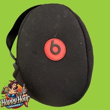 Genuine Beats Monster Headphone Soft Black Red Padded Carry Case- Case Only