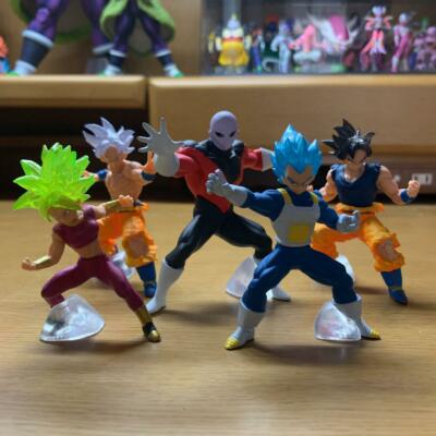 Dragon Ball Super HG Goku Vegeta Jiren Kefla Figure Complete 5 Set Capsule Toy