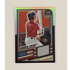 Panini 2026 Stars & Stripes Andrew Jimenez - Jersey Relic - Silver Prizm #USA-AJ