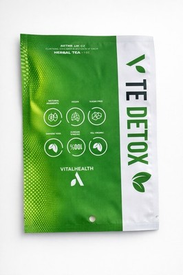 TE DETOX by Vitalhealth - Herbal Detox Drink 1 Pack Makes 1 Gallon