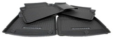 Oem 4pc All Season Fitted Floor Mat Set For Hyundai Santa Fe S2f13au200 Black