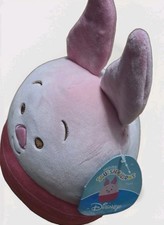 Disney Squishmallows Piglet 14" Plush Winnie the Pooh Kellytoy NWT Soft Stuffed