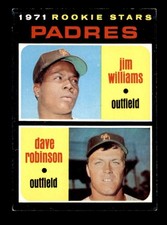 1971 Topps #262 Jim Williams/Dave Robinson Padres Rookies EX/EX+ X3697786