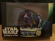 New In Box Star Wars Power Of The Force Jabba The Hutt   s Dancers Rystall Greeta
